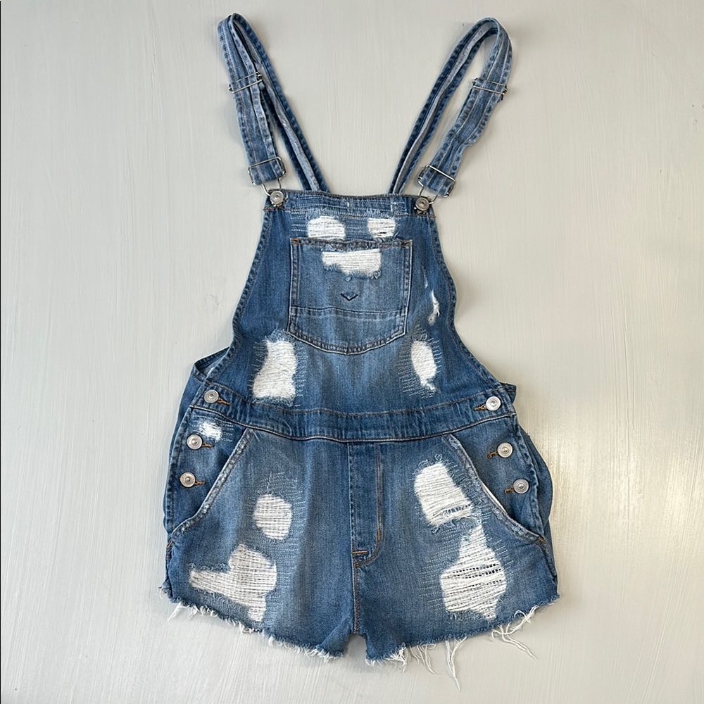 Hudson Florence Distressed Shortalls